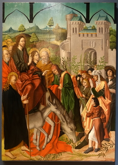 The Entry into Jerusalem by Maestro Bartolomé