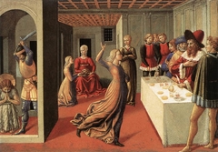 The Feast of Herod and the Beheading of Saint John the Baptist by Benozzo Gozzoli