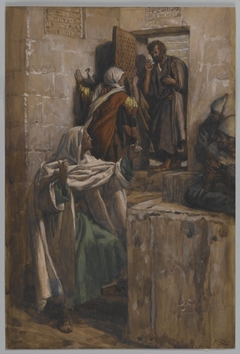 The First Denial of Saint Peter by James Tissot