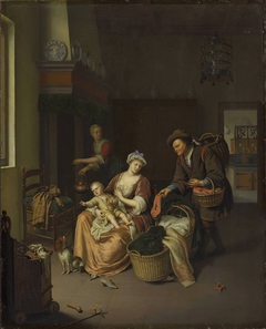 The Fish Seller by Willem van Mieris