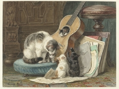 The Harmonists by Henriëtte Ronner