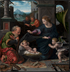 The Holy Family by Joos van Cleve