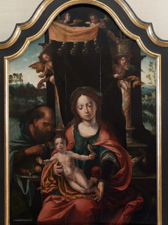 The Holy Family with a Goldfinch by Pieter Coecke van Aelst