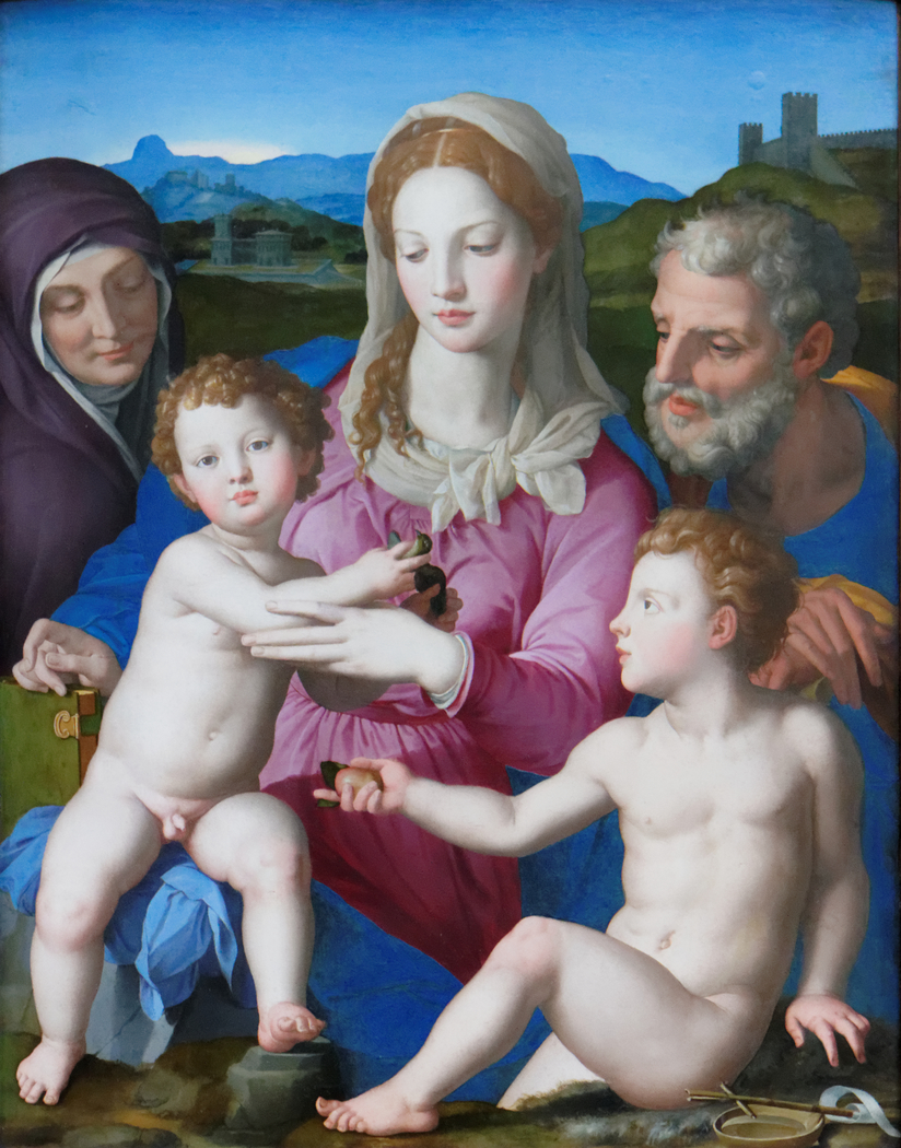 The Holy Family with St. Anna and the Infant St. John the Baptist