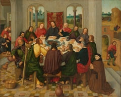 The last supper by Master of the Amsterdam Death of the Virgin