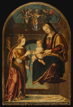 The Mystic Marriage of Saint Catherine of Alexandria by Bernardino di Mariotto