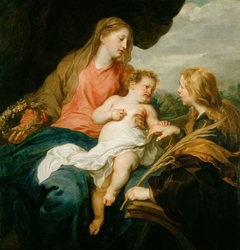 The Mystic Marriage of St Catherine by Anthony van Dyck