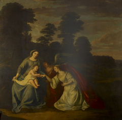 The Mystic Marriage of St. Catherine by Hendrick Danckerts