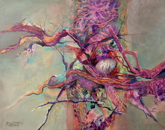 The Nest, acrylic on canvas, 90x120 cm
