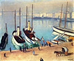 The Old Port of Marseille by Albert Marquet