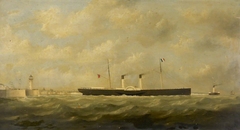 The paddle steamer Bordeaux by George Mears