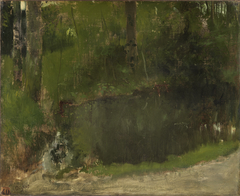 The Pond in the Forest by Edgar Degas
