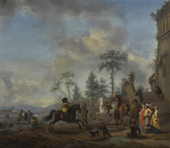 The Riding School by Philips Wouwerman