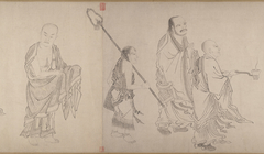 The Sixteen Luohans by Qiu Ying