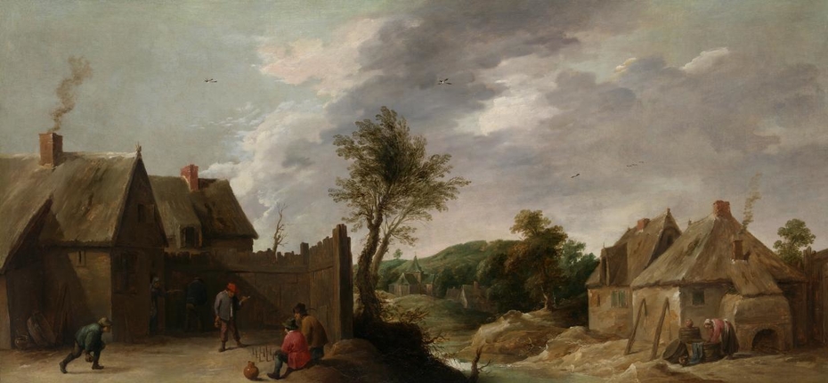 quot The skittle players quot David Teniers the Younger Artwork on USEUM