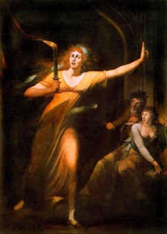 The sleepwalking Lady Macbeth by Johann Heinrich Füssli