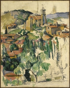 The Village of Gardanne by Paul Cézanne