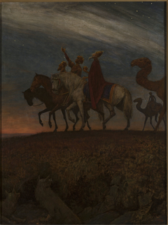 Three Magi on the way to Bethlehem by Hans Thoma