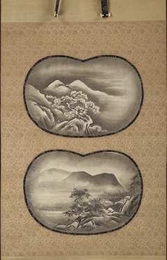 Two Landscapes by Sesshū Tōyō
