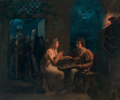 Miranda Playing Chess with Ferdinand by Gillot Saint-Evre