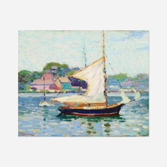 Untitled (Gloucester Harbour Scene) by Fern Isabel Coppedge