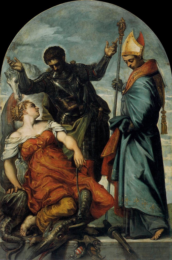 St. Louis of Toulouse, St. George and the Princess