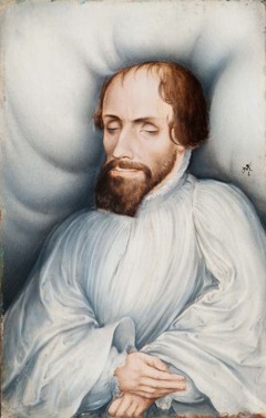 Veit Dietrich on his Deathbed by Lucas Cranach the Elder