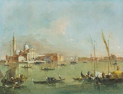 Venice: San Giorgio Maggiore with the Giudecca and the Zitelle by Francesco Guardi