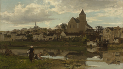 View at Montigny-sur-Loing by Jacob Maris
