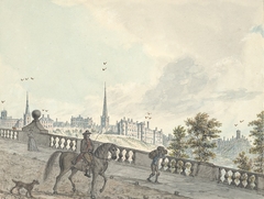 View of Shrewsbury from the new bridge by John Ingleby