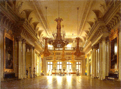 View of the Fieldmarshals' Hall in the Winter Palace by Sergey Zaryanko