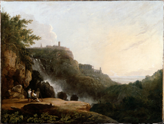 View of Tivoli: the Cascatelle and the Villa of Maecenas by Richard Wilson