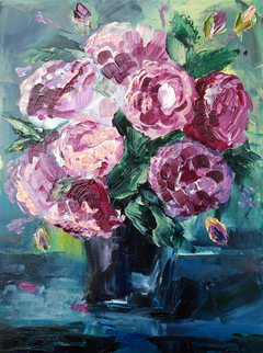 Violet Bouquet by Anna Orion
