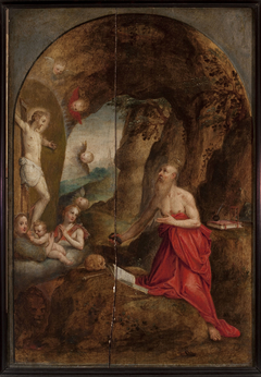 Vision of St Jerome by nieznany malarz flamandzki