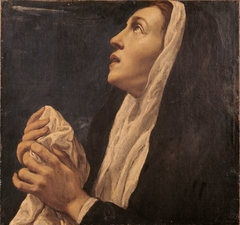 Weeping Female Saint by Luis Tristan