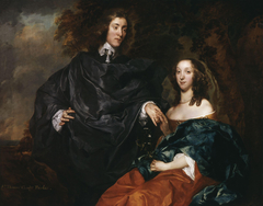 William Fairfax, 3rd Viscount Fairfax of Emley; Elizabeth (née Smith), Viscountess Fairfax of Emley (later Lady Goodricke) by Gerard Soest