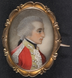 Young officer in a Red Tunic by Frederick Buck