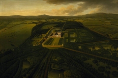 A Bird's-eye View of Dunham Massey from the South by John Harris