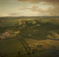 A Bird's-eye View of Dunham Massey from the South-west by John Harris