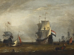 A Dutch whaler, 1694 by Netherlandish School