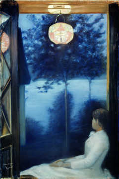 A Japanese Lantern by Oda Krohg