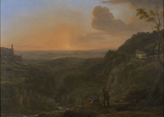 A View of the Campagna from Tivoli by Claude Lorrain