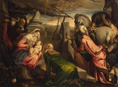 Adoration of the Magi by Jacopo Bassano