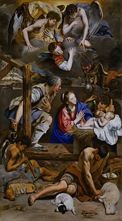 Adoration of the Shepherds by Juan Bautista Mayno