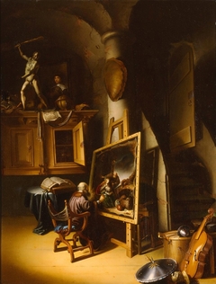 An Artist in His Studio by Adriaen van Gaesbeeck
