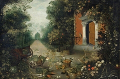 An Avenue in a Garden by after Abraham Govaerts