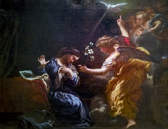 Annunciation by Livio Mehus