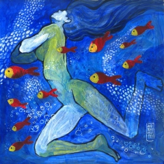 Sirene e pesci rossi by Alessandro Andreuccetti