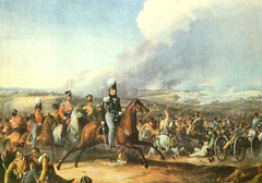 Attack of the Uvarov Cavalry at Borodino by Auguste-Joseph Desarnot
