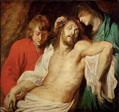 Beweinung Christi durch Maria und Johannes by Peter Paul Rubens